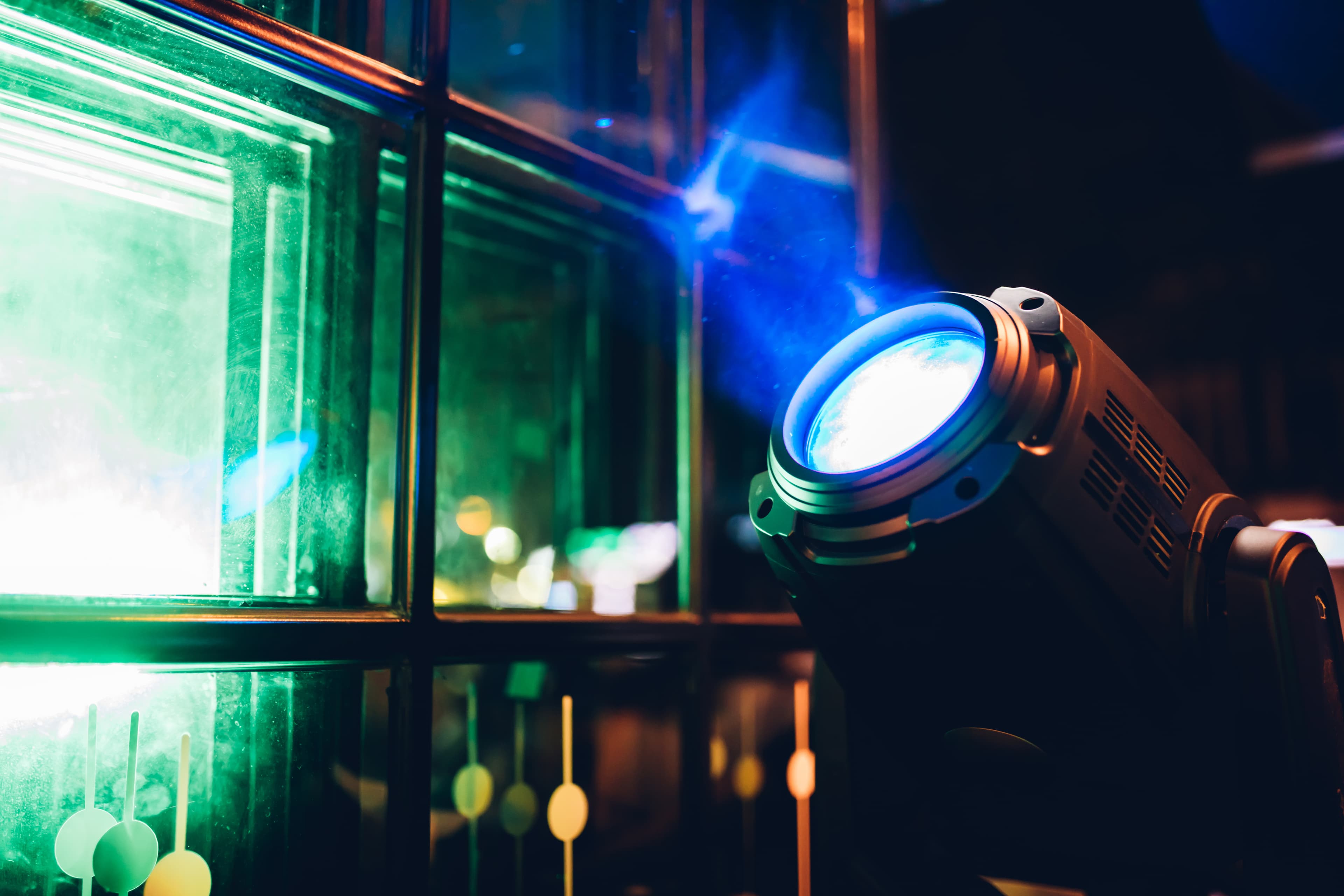 Licht- und Tontechnik Aufbau für Event